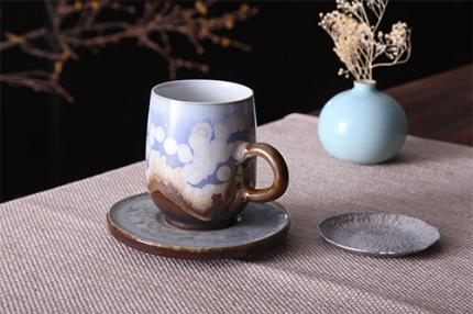 窑变咖啡杯（雪花釉）